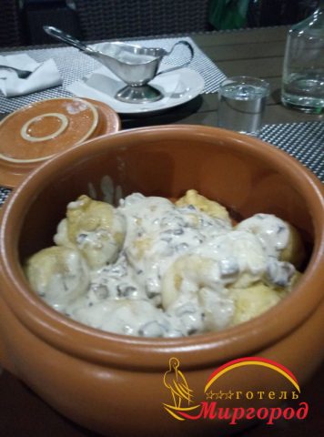 Блюда ресторана Миргород